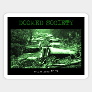 Doomed Society - Rotting Cars Sticker